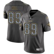 Wholesale Cheap Nike Saints #89 Josh Hill Gray Static Men's Stitched NFL Vapor Untouchable Limited Jersey