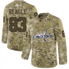 Wholesale Cheap Adidas Capitals #83 Jay Beagle Camo Authentic Stitched NHL Jersey