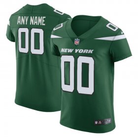 Wholesale Cheap Nike New York Jets Customized Gotham Green Stitched Vapor Untouchable Elite Men\'s NFL Jersey