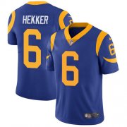 Wholesale Cheap Nike Rams #6 Johnny Hekker Royal Blue Alternate Men's Stitched NFL Vapor Untouchable Limited Jersey