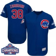 Wholesale Cheap Cubs #38 Carlos Zambrano Blue Flexbase Authentic Collection 2016 World Series Champions Stitched MLB Jersey