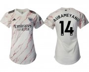 Wholesale Cheap Arsenal away aaa version womens 14 soccer 2021 jerseys