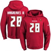 Wholesale Cheap Nike Buccaneers #28 Vernon Hargreaves III Red Name & Number Pullover NFL Hoodie