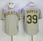 Wholesale Cheap Mitchell And Ness Pirates #39 Dave Parker Grey Throwback Stitched MLB Jersey