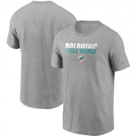 Wholesale Cheap Miami Dolphins Nike Split T-Shirt Heathered Gray