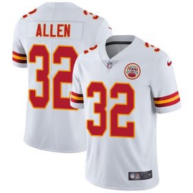 Wholesale Cheap Nike Chiefs #32 Marcus Allen White Men\'s Stitched NFL Vapor Untouchable Limited Jersey