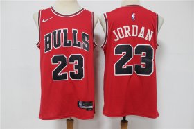 Wholesale Cheap Men\'s Chicago Bulls #23 Michael Jordan Red Nike 75th Anniversary Diamond 2021 Stitched Jersey