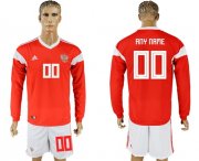 Wholesale Cheap Russia Personalized Home Long Sleeves Soccer Country Jersey