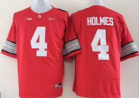 Wholesale Cheap Ohio State Buckeyes #4 Santonio Holmes 2015 Playoff Rose Bowl Special Event Diamond Quest Red Jersey