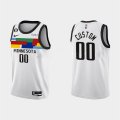 Wholesale Cheap Men's Minnesota Timberwolves Active Player Custom 2022-23 White City Edition Stitched Basketball Jersey