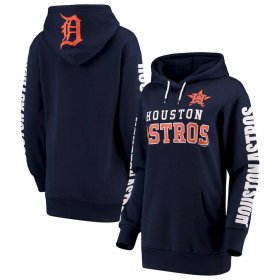 Wholesale Cheap Houston Astros G-III 4Her by Carl Banks Women\'s Extra Innings Pullover Hoodie Navy