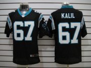 Wholesale Cheap Nike Panthers #67 Ryan Kalil Black Team Color Men's Stitched NFL Elite Jersey
