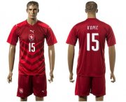Wholesale Cheap Czech #15 Kopic Red Home Soccer Country Jersey