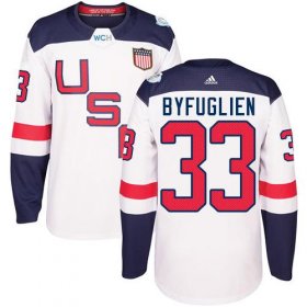 Wholesale Cheap Team USA #33 Dustin Byfuglien White 2016 World Cup Stitched Youth NHL Jersey