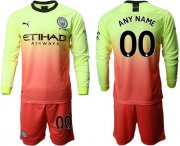 Wholesale Cheap Manchester City Personalized Third Long Sleeves Soccer Club Jersey