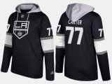 Wholesale Cheap Kings #77 Jeff Carter Black Name And Number Hoodie