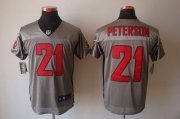 Wholesale Cheap Nike Cardinals #21 Patrick Peterson Grey Shadow Men's Stitched NFL Elite Jersey