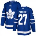 Wholesale Cheap Adidas Maple Leafs #27 Darryl Sittler Blue Home Authentic Stitched NHL Jersey