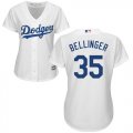Wholesale Cheap Dodgers #35 Cody Bellinger White Home Women's Stitched MLB Jersey