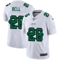 Wholesale Cheap New York Jets #26 Le'Veon Bell White Men's Nike Team Logo Dual Overlap Limited NFL Jersey