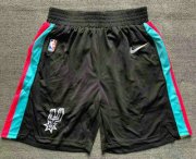 Wholesale Cheap Men's San Antonio Spurs Black 2021 Nike City Edition Swingman Stitched NBA Shorts