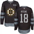 Wholesale Cheap Adidas Bruins #18 Brett Ritchie Black 1917-2017 100th Anniversary Stitched NHL Jersey