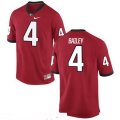 Wholesale Cheap Men's Georgia Bulldogs #4 Champ Bailey Red Stitched College Football 2016 Nike NCAA Jersey