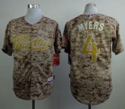 Wholesale Cheap Padres #4 Wil Myers Camo Alternate 2 Cool Base Stitched MLB Jersey