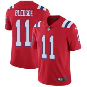 Wholesale Cheap Nike Patriots #11 Drew Bledsoe Red Alternate Men\'s Stitched NFL Vapor Untouchable Limited Jersey
