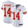 Wholesale Cheap Nike Chiefs #14 Sammy Watkins White Women's Stitched NFL Vapor Untouchable Limited Jersey