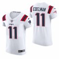 Cheap New England Patriots #11 Julian Edelman Nike Men's White Team Color Men's Stitched NFL 2020 Vapor Untouchable Elite Jersey