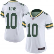 Wholesale Cheap Women's Green Bay Packers #10 Jordan Love White Limited Vapor Untouchable Jersey