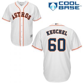 Wholesale Cheap Astros #60 Dallas Keuchel White Cool Base Stitched Youth MLB Jersey