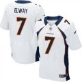 Wholesale Cheap Nike Broncos #7 John Elway White Men's Stitched NFL Elite Jersey