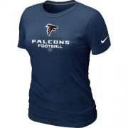 Wholesale Cheap Women's Nike Atlanta Falcons Critical Victory NFL T-Shirt Dark Blue