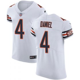 Wholesale Cheap Nike Bears #4 Chase Daniel White Men\'s Stitched NFL Vapor Untouchable Elite Jersey