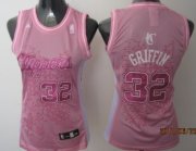 Wholesale Cheap Los Angeles Clippers #32 Blake Griffin Pink Womens Jersey