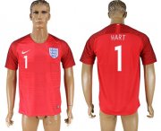 Wholesale Cheap England #1 Hart Away Soccer Country Jersey