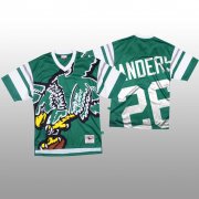 Wholesale Cheap NFL Philadelphia Eagles #26 Miles Sanders Green Men's Mitchell & Nell Big Face Fashion Limited NFL Jersey