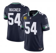 Wholesale Cheap Men's Seattle Seahawks #54 Bobby Wagner 2023 F.U.S.E. With 4-Star C Patch Navy Limited Football Stitched Jersey