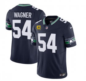 Wholesale Cheap Men\'s Seattle Seahawks #54 Bobby Wagner 2023 F.U.S.E. With 4-Star C Patch Navy Limited Football Stitched Jersey