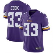 Wholesale Cheap Nike Vikings #33 Dalvin Cook Purple Team Color Men's Stitched NFL Vapor Untouchable Limited Jersey