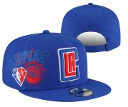 Wholesale Cheap Los Angeles Clippers Stitched Snapback 75th Anniversary Hats 011