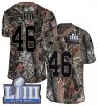 Wholesale Cheap Nike Patriots #46 James Develin Camo Super Bowl LIII Bound Men's Stitched NFL Limited Rush Realtree Jersey