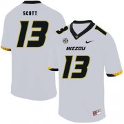 Wholesale Cheap Missouri Tigers 13 Kam Scott White Nike College Football Jersey