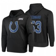 Wholesale Cheap Indianapolis Colts #53 Darius Leonard Nike NFL 100 Primary Logo Circuit Name & Number Pullover Hoodie Anthracite