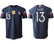 Wholesale Cheap France #13 Kante Home Thai Version Soccer Country Jersey