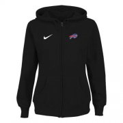 Wholesale Cheap Nike Buffalo Bills Ladies Tailgater Full Zip Hoodie Black