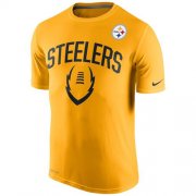 Wholesale Cheap Pittsburgh Steelers Nike Legend Icon Performance T-Shirt Gold