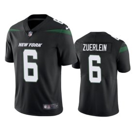 Cheap Men\'s New York Jets #6 Greg Zuerlein Black Vapor Untouchable Limited Stitched Jersey